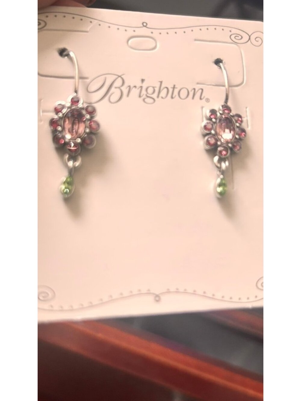 Brighton Trust Your Journey Flower Garden french wire earrings NWT $62